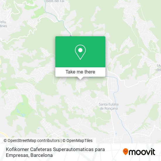 mapa Kofikorner Cafeteras Superautomaticas para Empresas