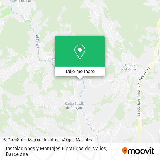 Instalaciones y Montajes Eléctricos del Valles map
