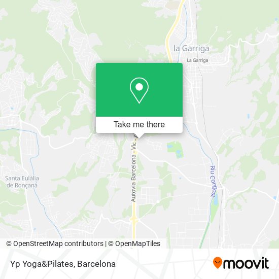 Yp Yoga&Pilates map