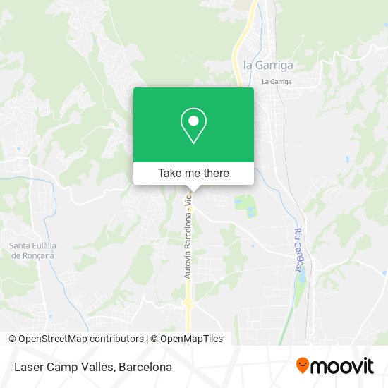 Laser Camp Vallès map