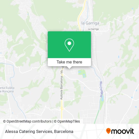 Alessa Catering Services map