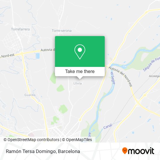 Ramón Tersa Domingo map