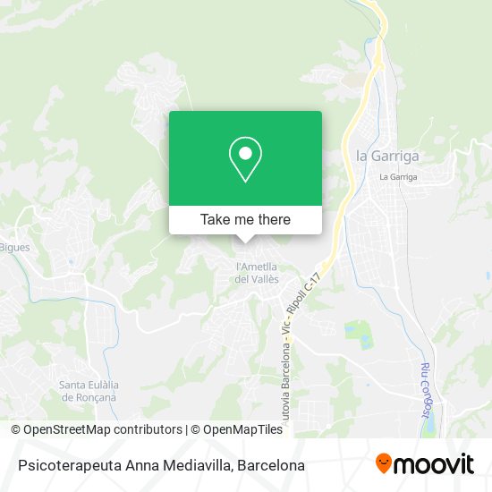 Psicoterapeuta Anna Mediavilla map