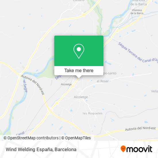 Wind Welding España map