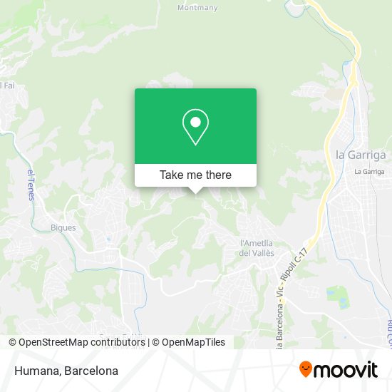 Humana map