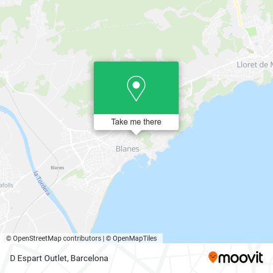 D Espart Outlet map