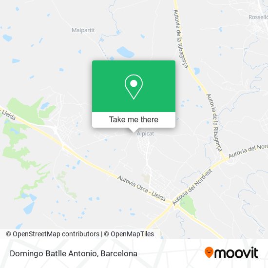 Domingo Batlle Antonio map