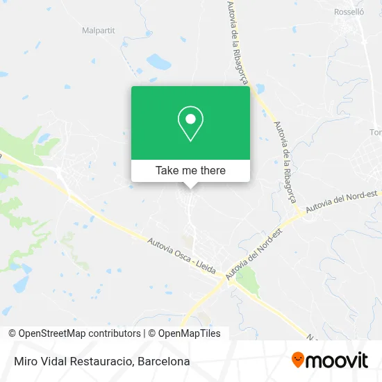 Miro Vidal Restauracio map