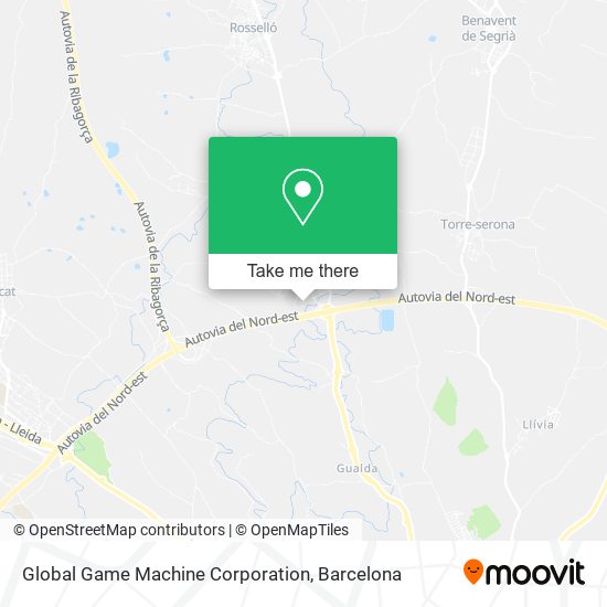 mapa Global Game Machine Corporation