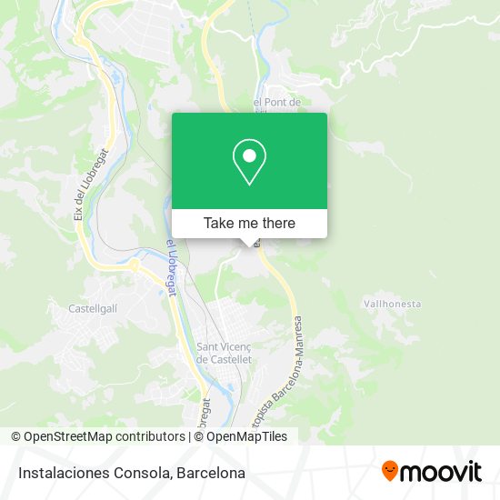 Instalaciones Consola map