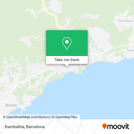 mapa Bambalina