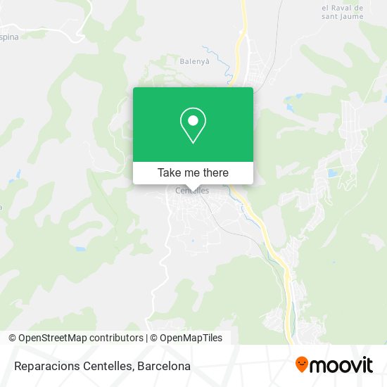 Reparacions Centelles map