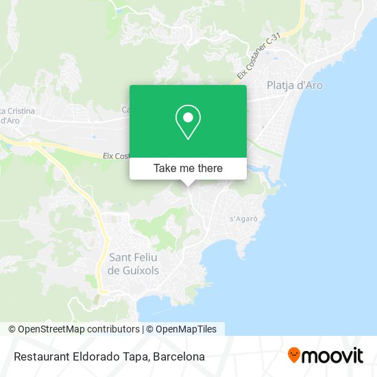 Restaurant Eldorado Tapa map