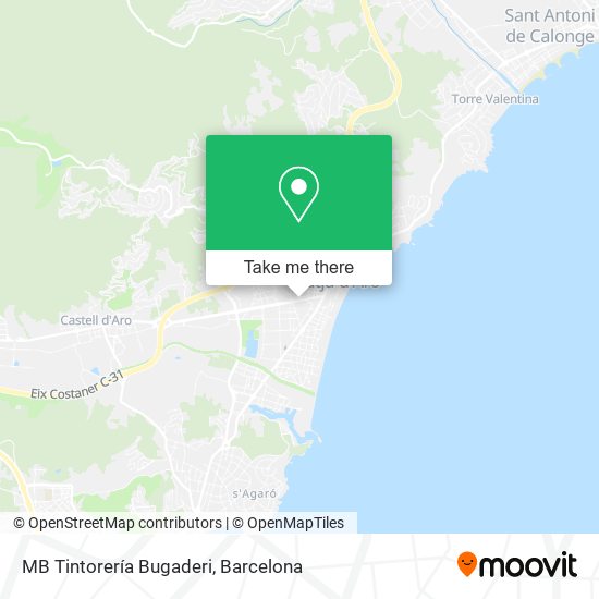 MB Tintorería Bugaderi map