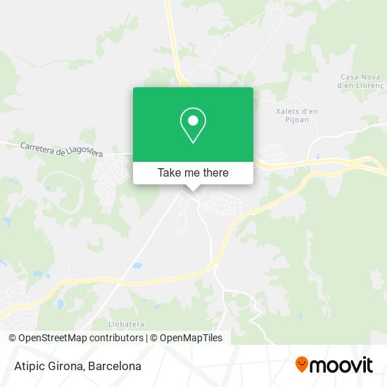 Atipic Girona map