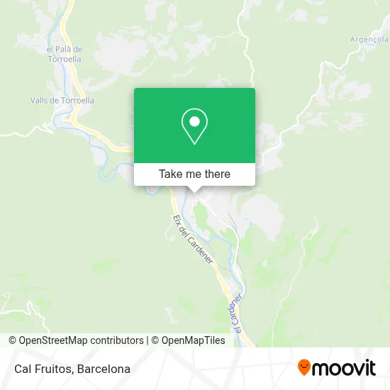 Cal Fruitos map