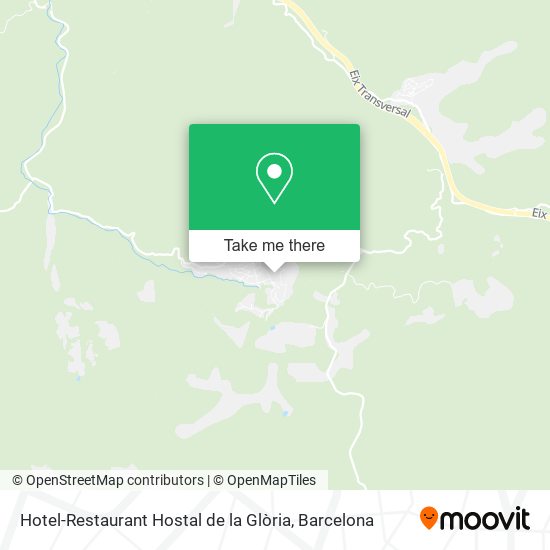 Hotel-Restaurant Hostal de la Glòria map