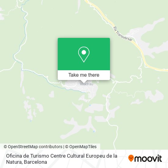 Oficina de Turismo Centre Cultural Europeu de la Natura map
