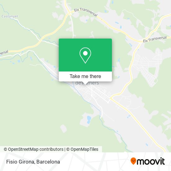 Fisio Girona map