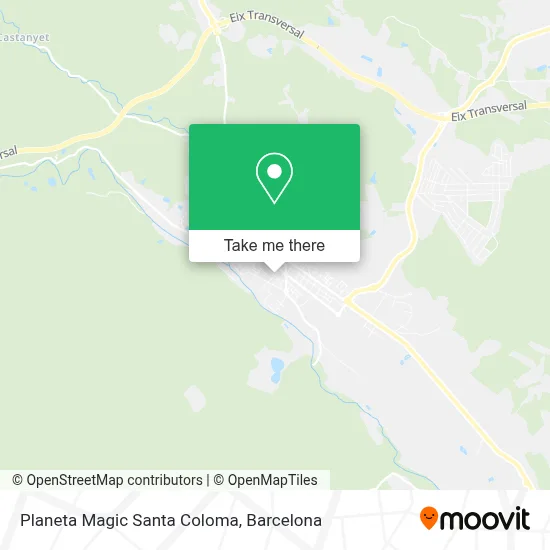 Planeta Magic Santa Coloma map