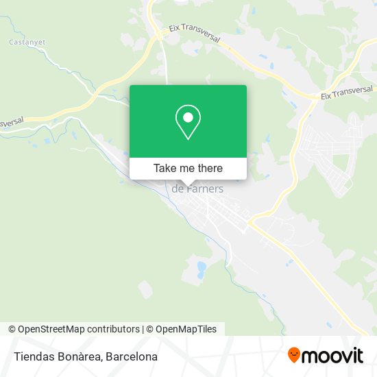Tiendas Bonàrea map