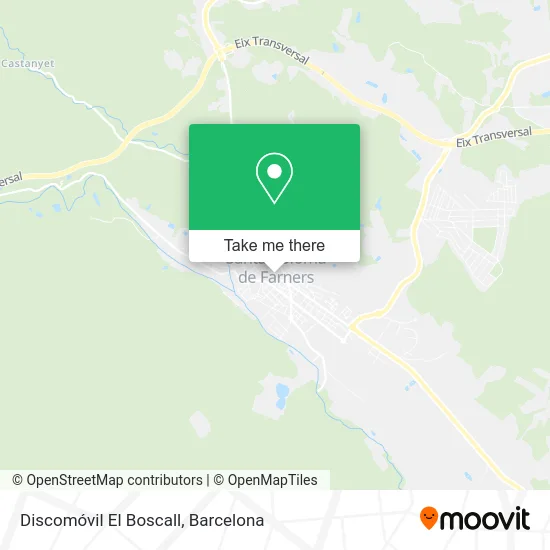 Discomóvil El Boscall map
