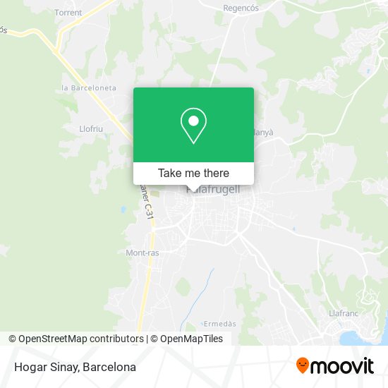 Hogar Sinay map