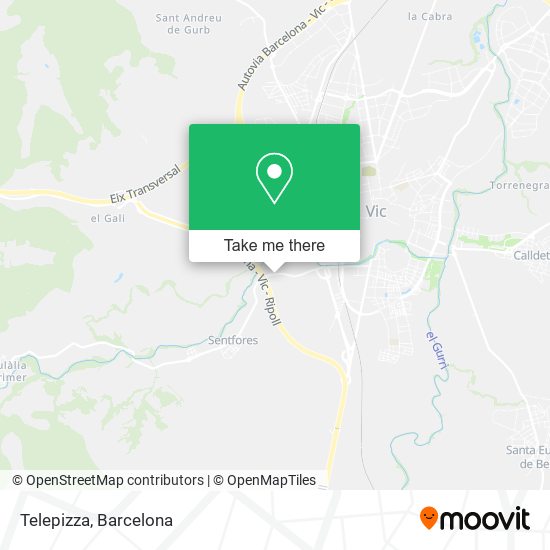 Telepizza map