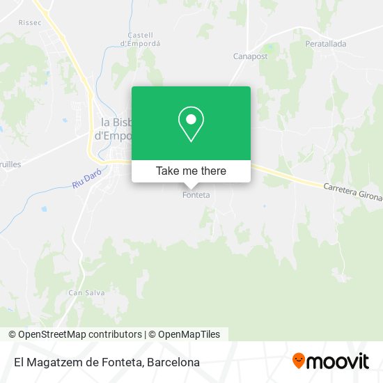 El Magatzem de Fonteta map