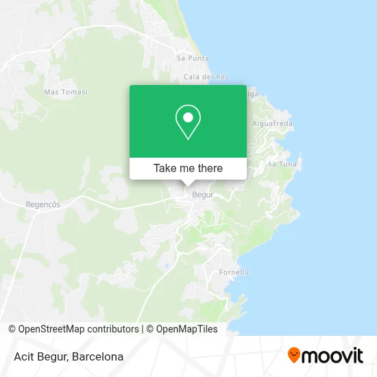 Acit Begur map