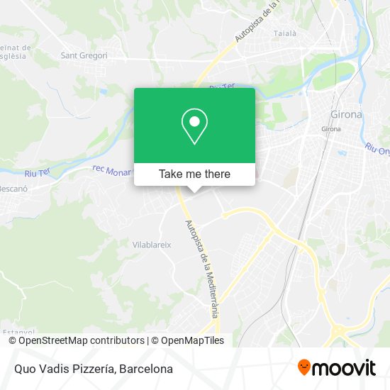 Quo Vadis Pizzería map