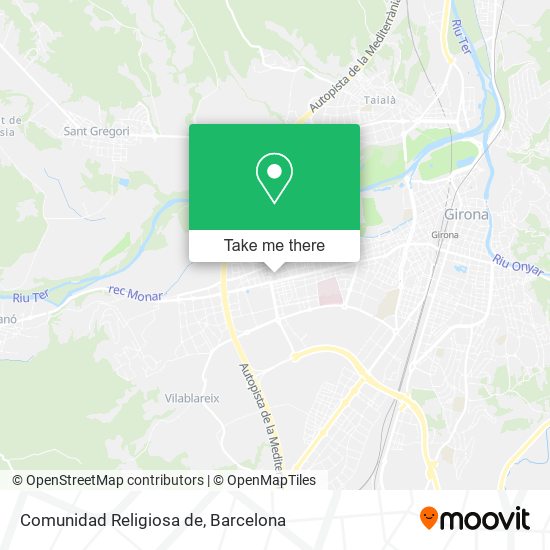 Comunidad Religiosa de map