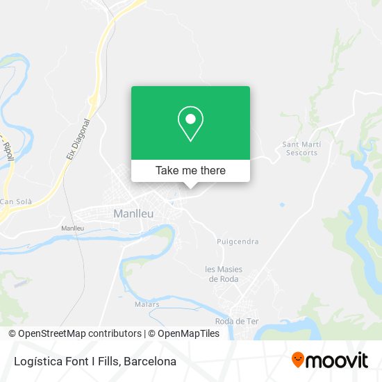 Logística Font I Fills map