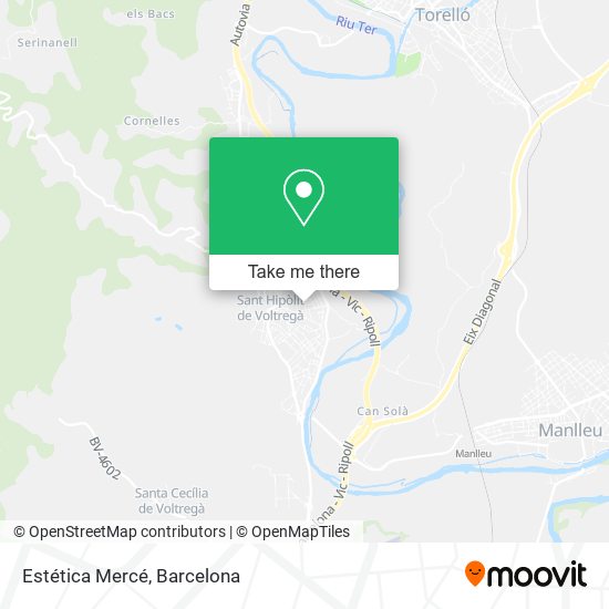 Estética Mercé map