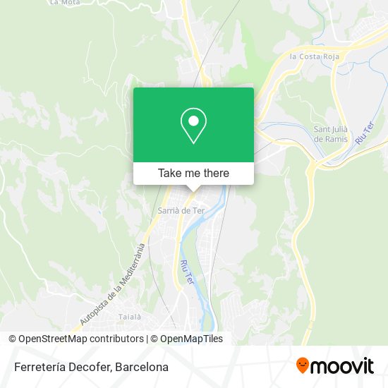 Ferretería Decofer map