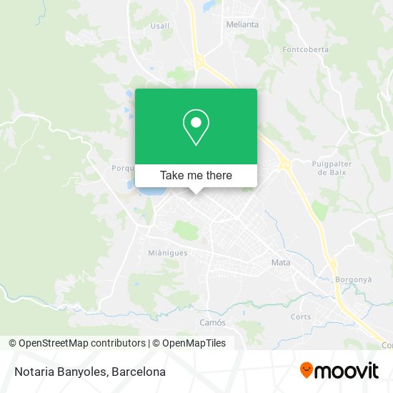 mapa Notaria Banyoles