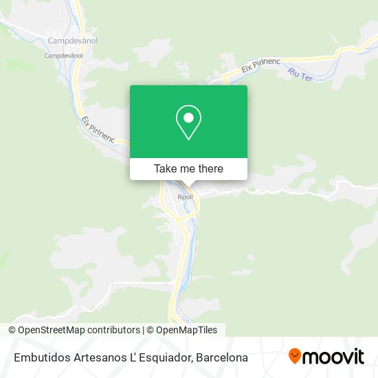 Embutidos Artesanos L' Esquiador map