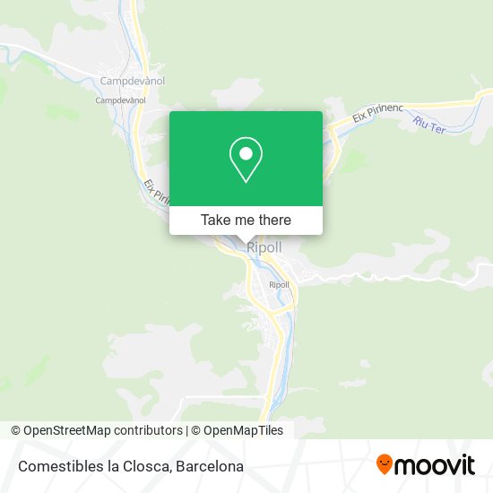 Comestibles la Closca map