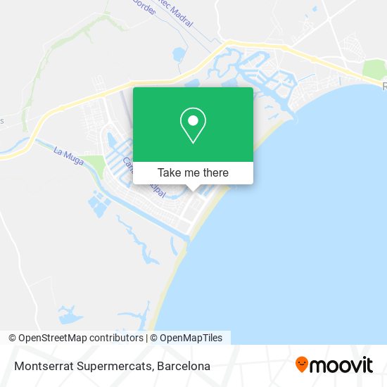 Montserrat Supermercats map