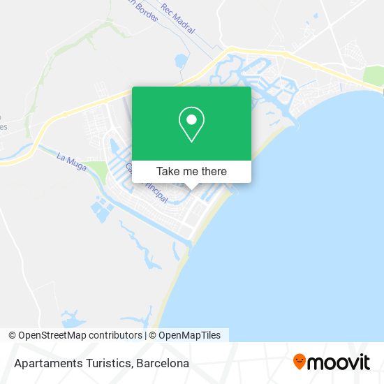 Apartaments Turistics map
