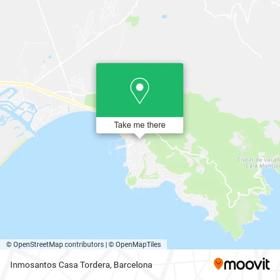 Inmosantos Casa Tordera map