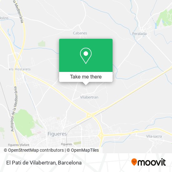 El Pati de Vilabertran map