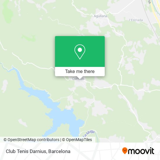 mapa Club Tenis Darnius