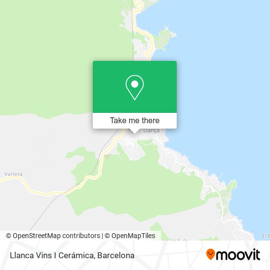 Llanca Vins I Cerámica map