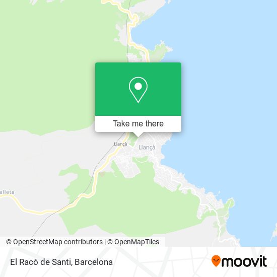 El Racó de Santi map