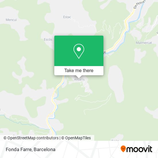 Fonda Farre map