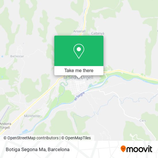 Botiga Segona Ma map