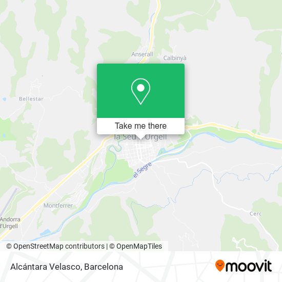 Alcántara Velasco map