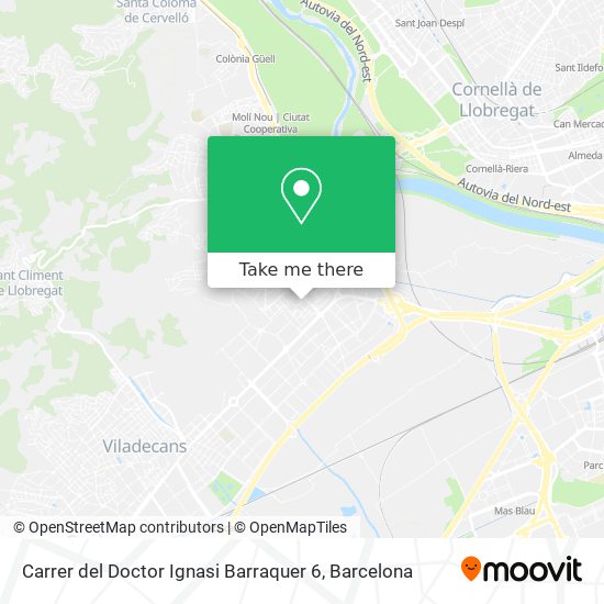Carrer del Doctor Ignasi Barraquer 6 map