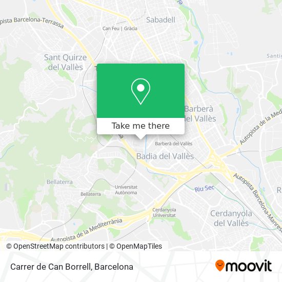 Carrer de Can Borrell map